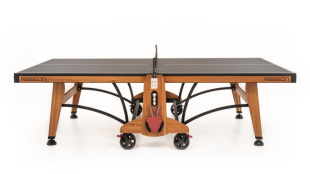 Теннисный стол складной для помещений "RASSON PREMIUM T03 Indoor" (274 х 152,5 х 76 см, натуральная вишня) с сеткой фото 963